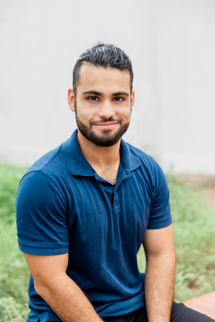Man in Polo Shirt